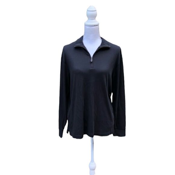 Saks Fifth Avenue Jackets & Blazers - SAKS FIFTH AVENUE Quarter-Length Zipper Mock Turtleneck Long Sleeve Jack…